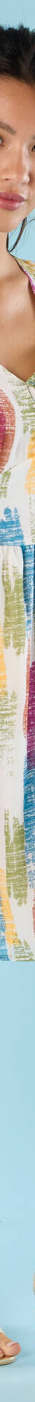 Robe courte Spécial Petites, voile imprimé (écru / violet) Robe courte Spécial Petites, voile imprimé (écru / violet)
